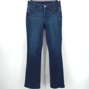 JAG Women Jeans Mid Rise Boot Cut 6/28 Blue Comfort Waistband Casual